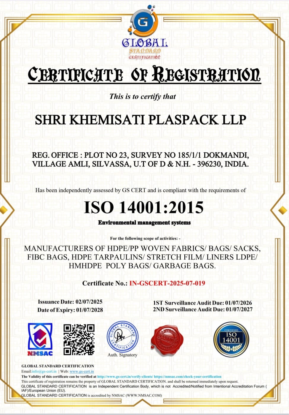 Certificate 2