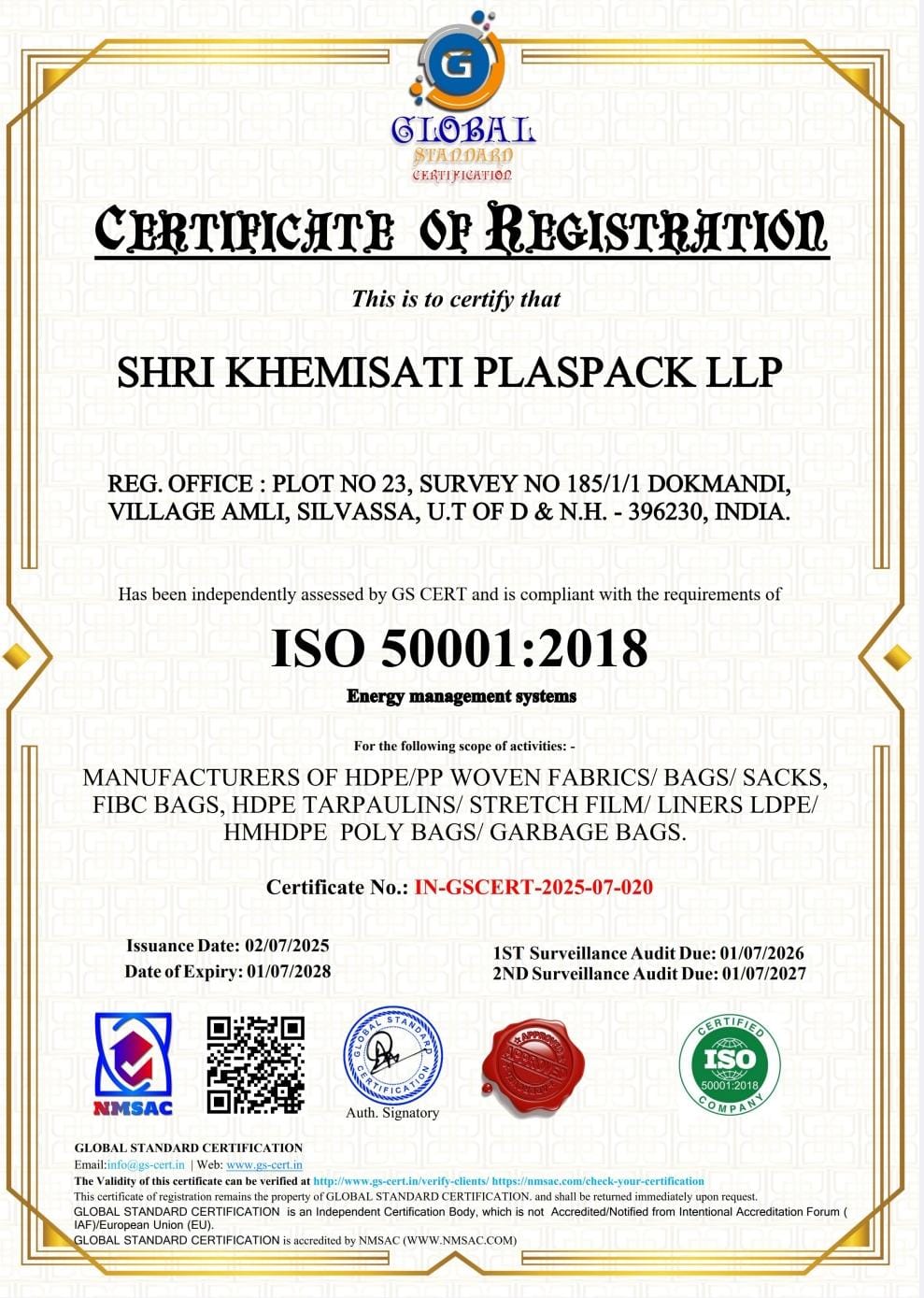 Certificate 5